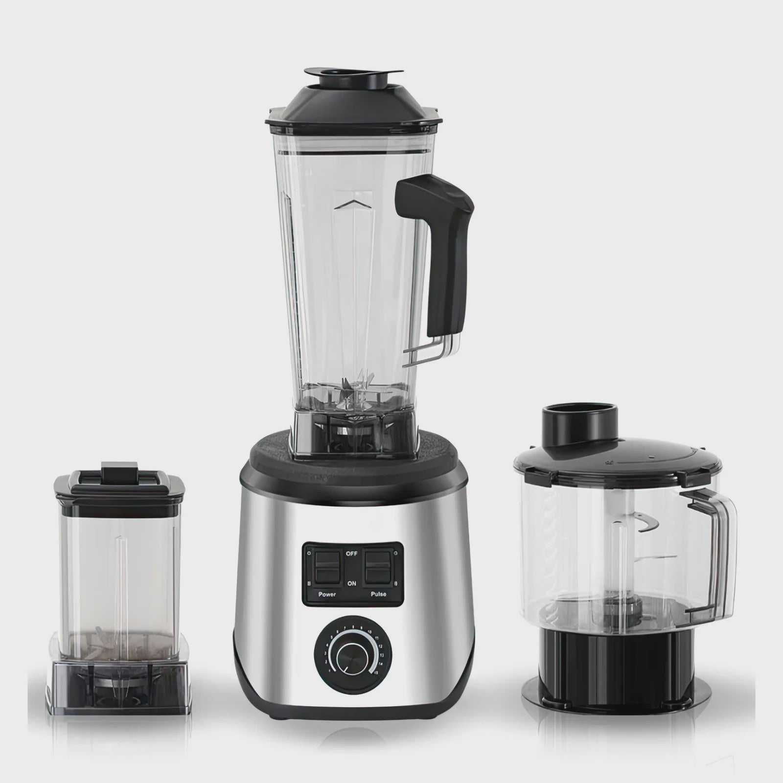 Krachtige 3-in-1 Keukenmachine: Blender, Mixer & Foodprocessor met 3 Containers