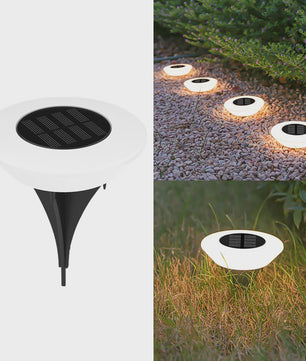 Set van 4 Solar Grondspots - Waterdichte LED Tuinverlichting voor Pad, Terras & Camping