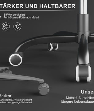 Ergonomische Gaming Stoel met Lendengezondheid Massage en Voetensteun – Verstelbaar voor Kantoor en Ontspanning