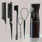 6-delige Haarstyling Set: Borstels, Kammen en Sprayfles voor Professionele Looks