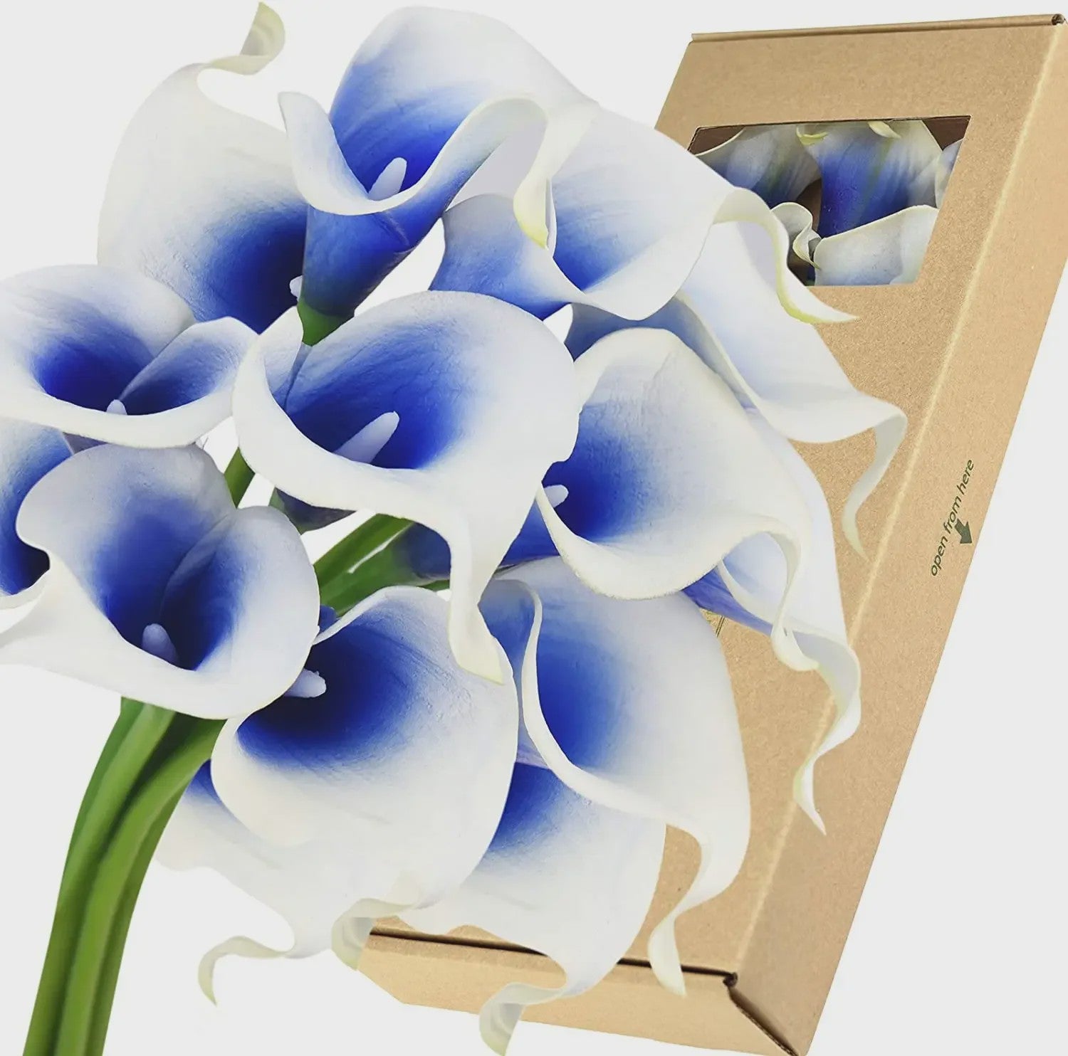 Real Touch Kunst Calla Lelies - Bruidsboeket & Bloemstukken (15 stuks)