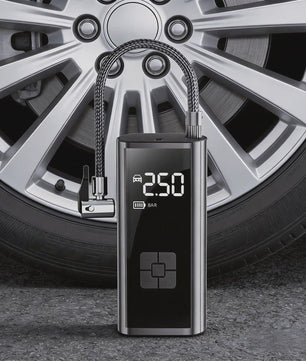 EAFC Draagbare Elektrische Fietspomp - Digitale Bandenpomp voor Auto, Fiets, Motor & Ballen