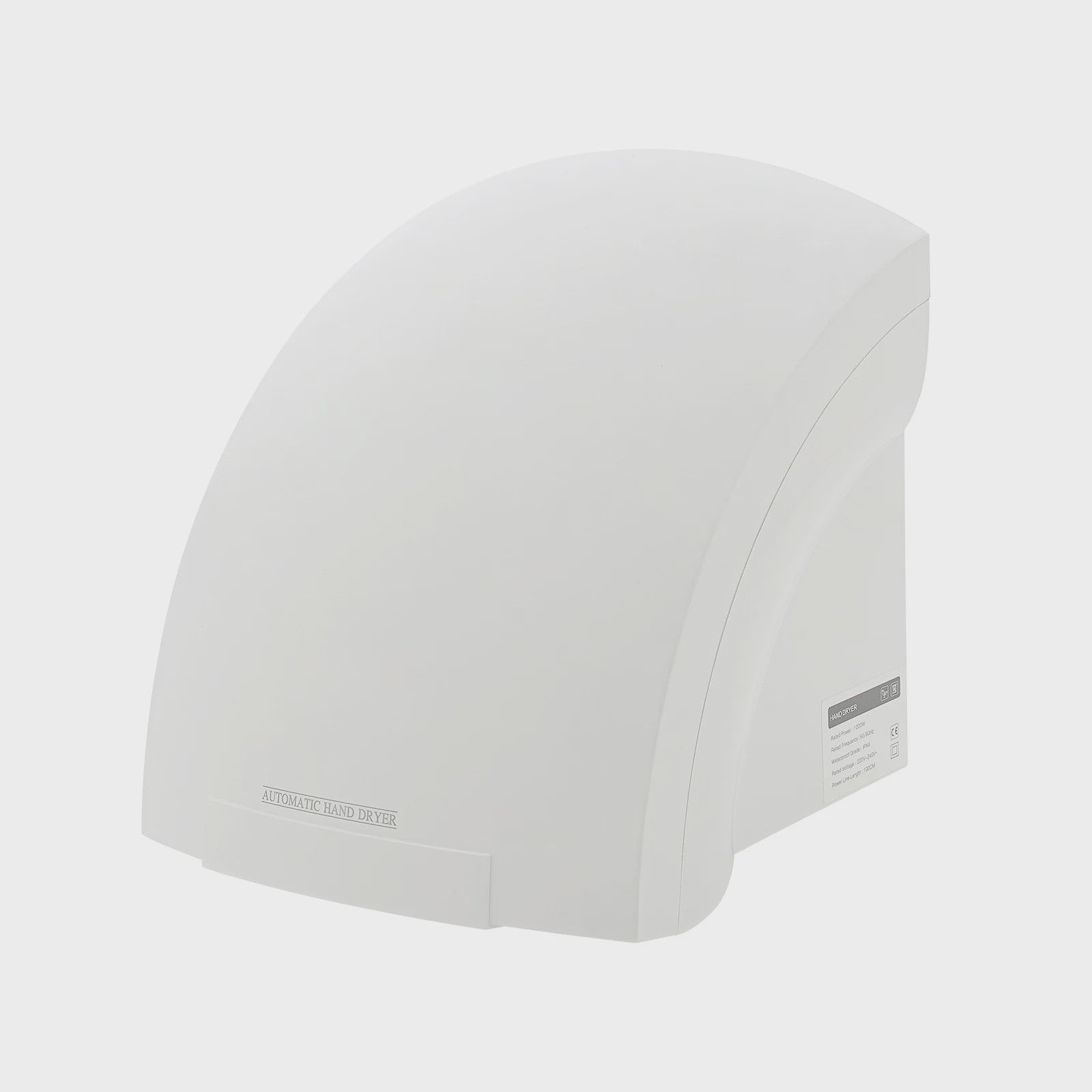 Automatische Handdroger 1200W - Contactloos, Wandmontage, Instelbare Warmte