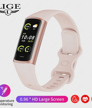 Smartwatch C68L: Fitness Tracker, Gezondheidsmonitor & Waterdichte Sport Armband voor Dames & Heren