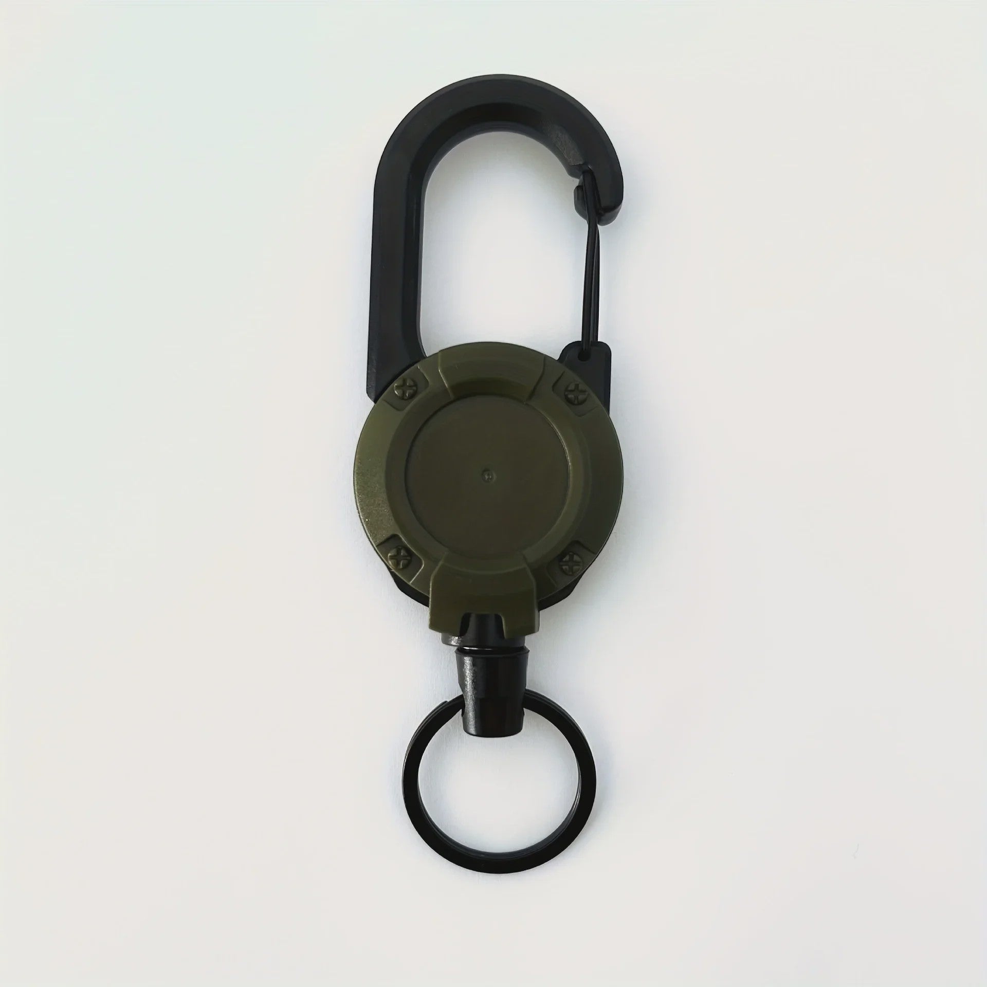 Intrekbare Sleutelhanger met Karabijnhaak - Heavy Duty Clip voor Tassen & Outdoor