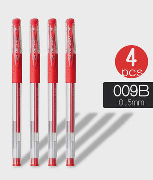 Set Gel Pen 0.5mm Rood - 4, 8 of 12 Stuks - Vloeiend Schrijven voor Kantoor en School