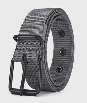 Stijlvolle Heren & Dames Canvas Riem met Pin Gesp - Duurzaam en Trendy voor Outdoor & Jeans