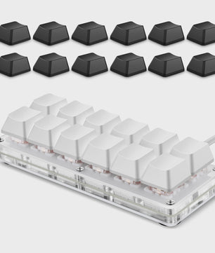 Compact 12-Key Mechanisch Gaming Toetsenbord - Programmeerbaar & Hot-Swappable met USB-C