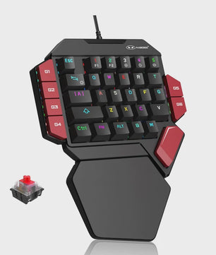 MageGee Mini Mechanisch Gaming Toetsenbord - 35 Toetsen, Eén Hand, Backlit, Hot-Swappable