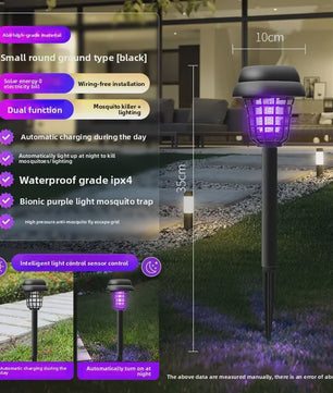 Solar Muggenvanger & Tuinlamp - Waterdicht, Automatisch & Decoratief