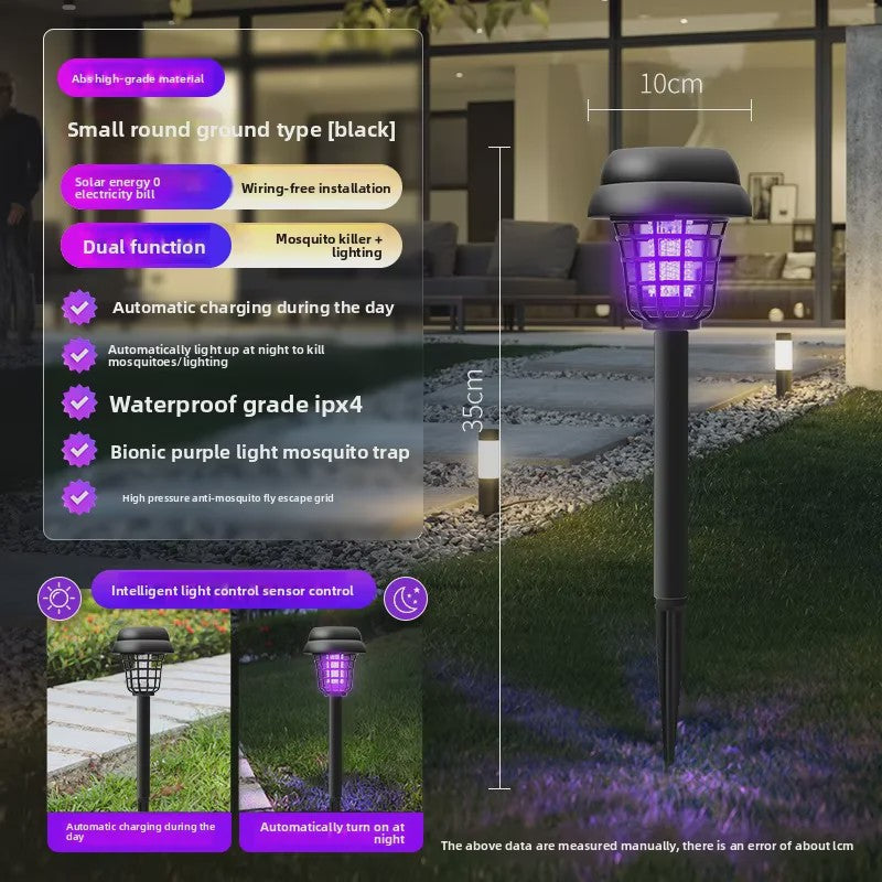 Solar Muggenvanger & Tuinlamp - Waterdicht, Automatisch & Decoratief