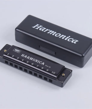 Diatonische C-Harmonica 10 Gaten - Ideaal voor Beginners, Studenten & Kinderen - Inclusief Beschermhoes