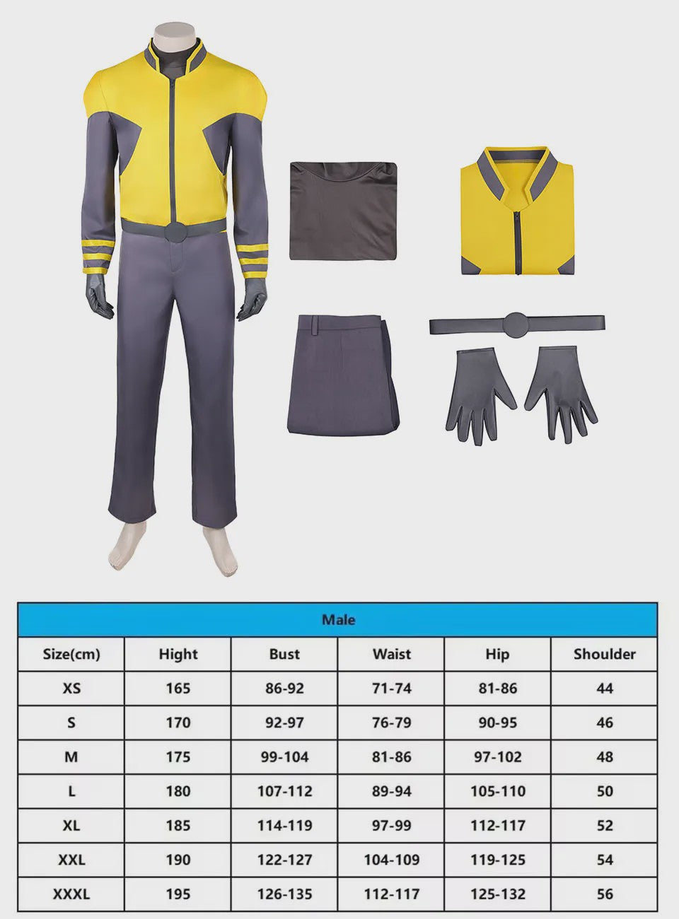 Scott Cosplay Kostuum Heren - Compleet Halloween & Feestpak