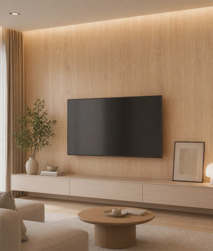 Oak Bruin Vinyl Wrap met Houtnerf Effect - Zelfklevend Behang voor Meubels & Muren (40x300cm)