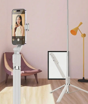 170cm Selfie Stick met Tripod & Afstandsbediening - Draadloos Uitschuifbaar voor Smartphones