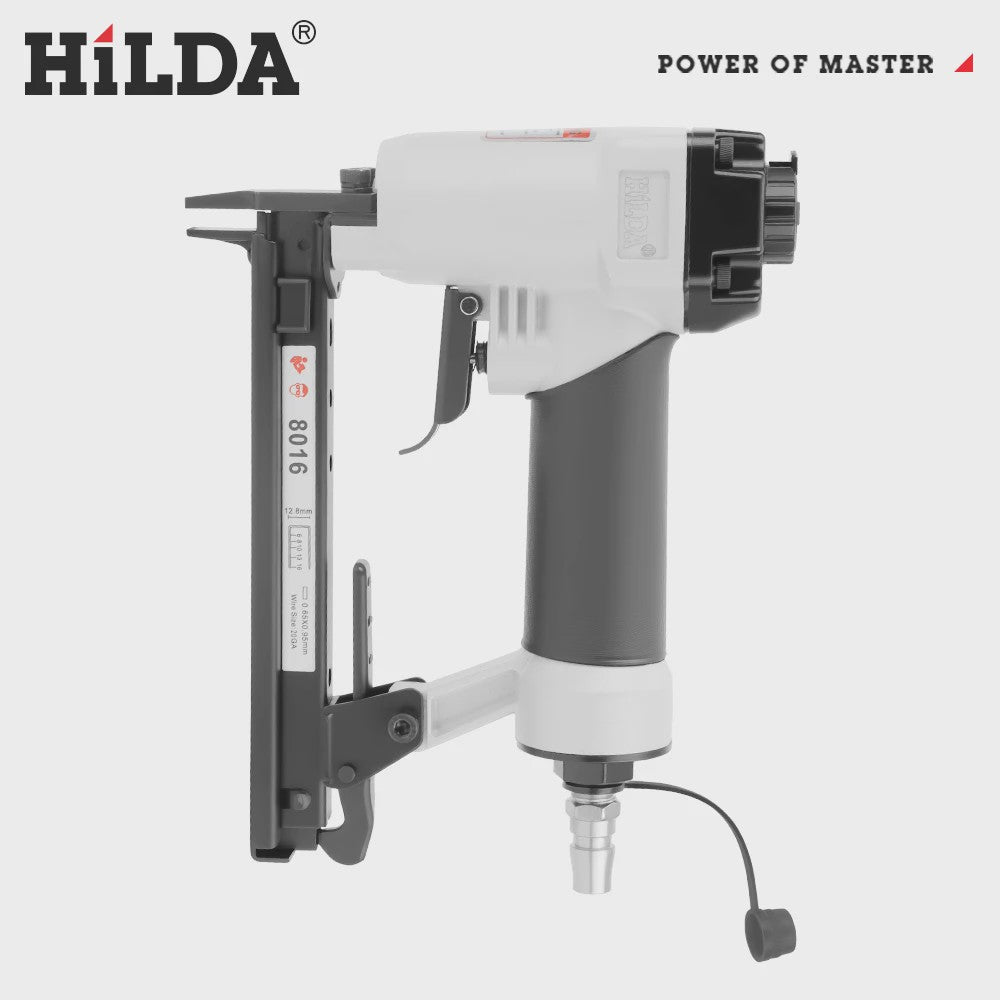 HILDA 8016 Pneumatische Nietmachine - Professionele Tacker voor Houtbewerking & Stoffering