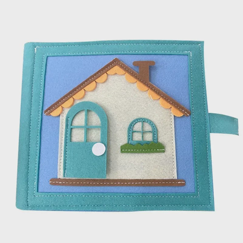 Montessori Busy Book voor Peuters - Interactief Leerboek voor Baby's en Kinderen - Educatief Reisspelletje