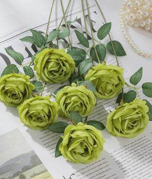 Set van 5 of 10 Kunst Rozen (50cm) - Realistische Nepbloemen voor Decoratie