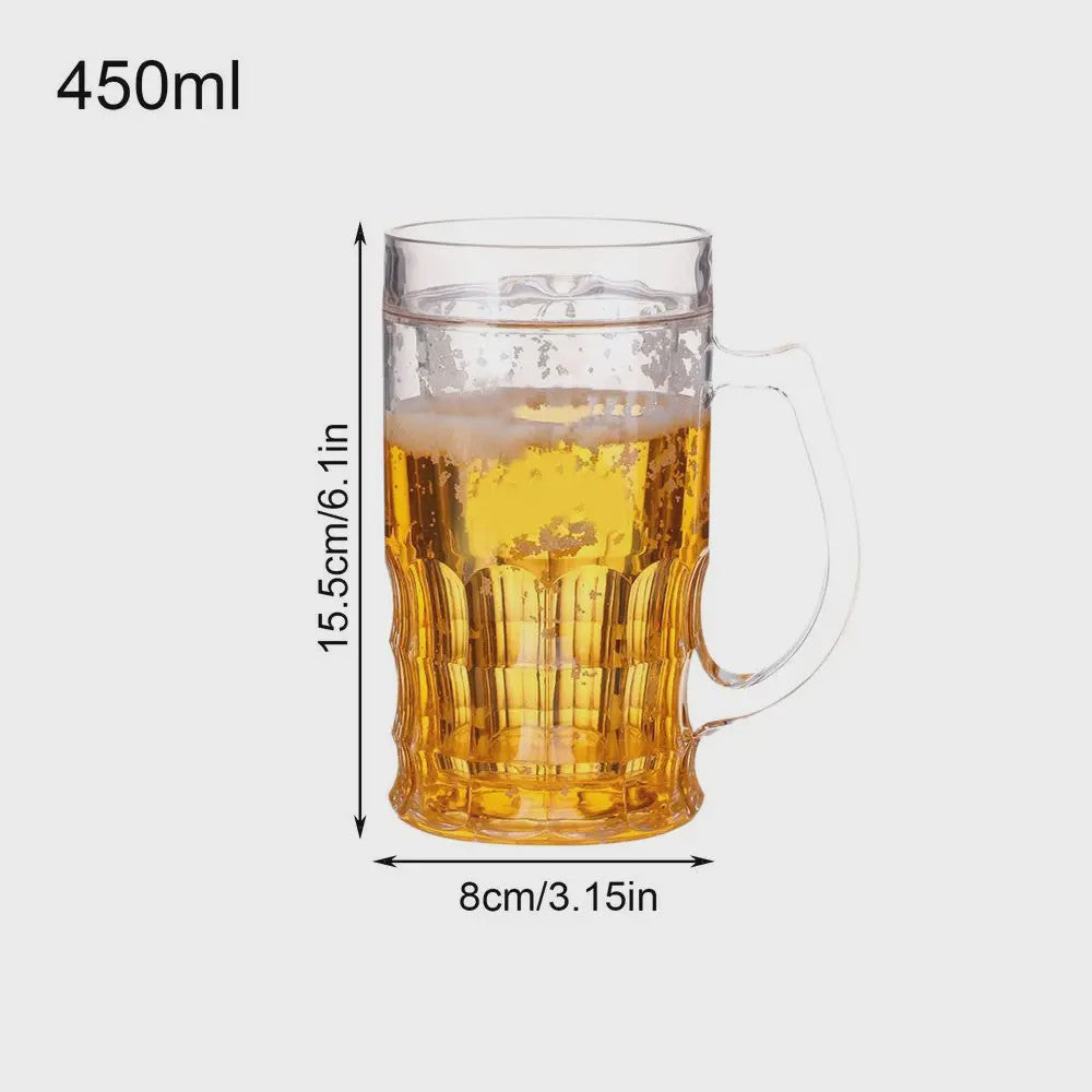 Realistische Valse Bierpul 450ml - Grappige Mok met Handvat voor Feestjes & Pranks