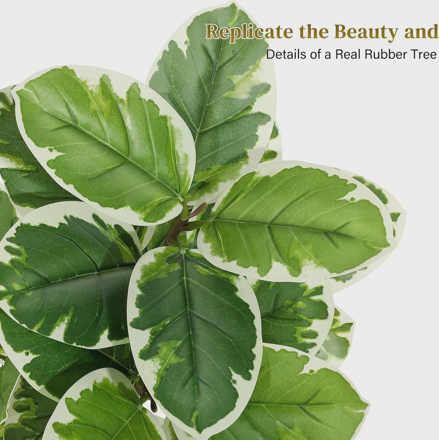 Realistische Kunstplant Ficus Lyrata (Fiddle Leaf Fig) - 180cm - Met Pot en Mos