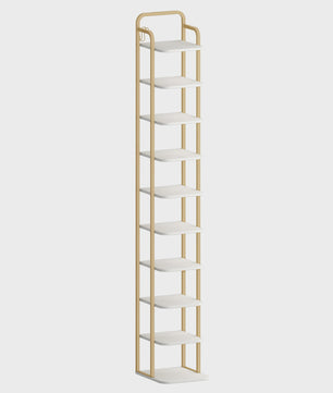 Verticale Schoenendrager Hout - Stijlvolle Schoenen Organizer voor Kleine Ruimtes