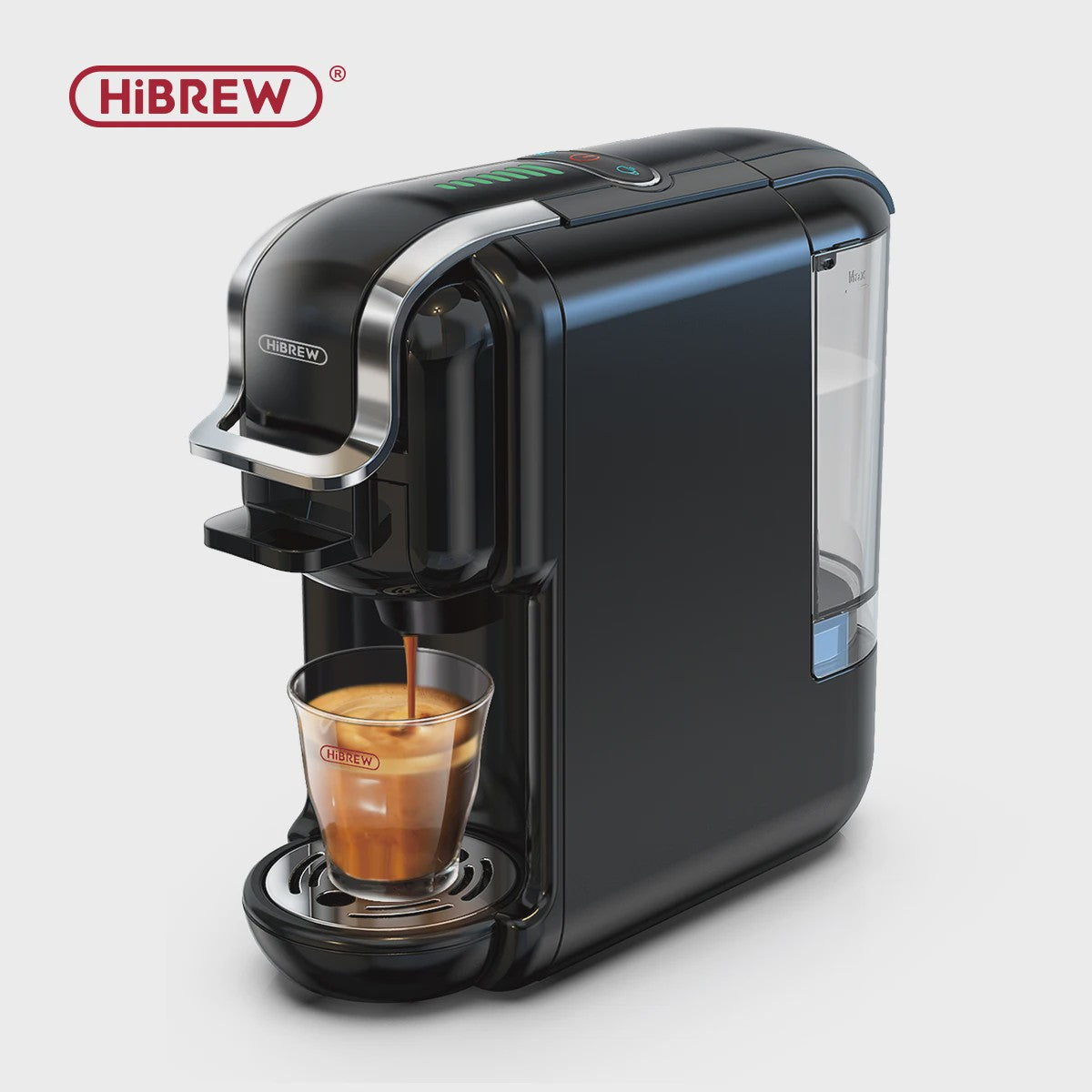 HiBREW 5-in-1 Koffiezetapparaat: Warm/Koud, Nespresso, Dolce Gusto, ESE Pod & Gemalen Koffie