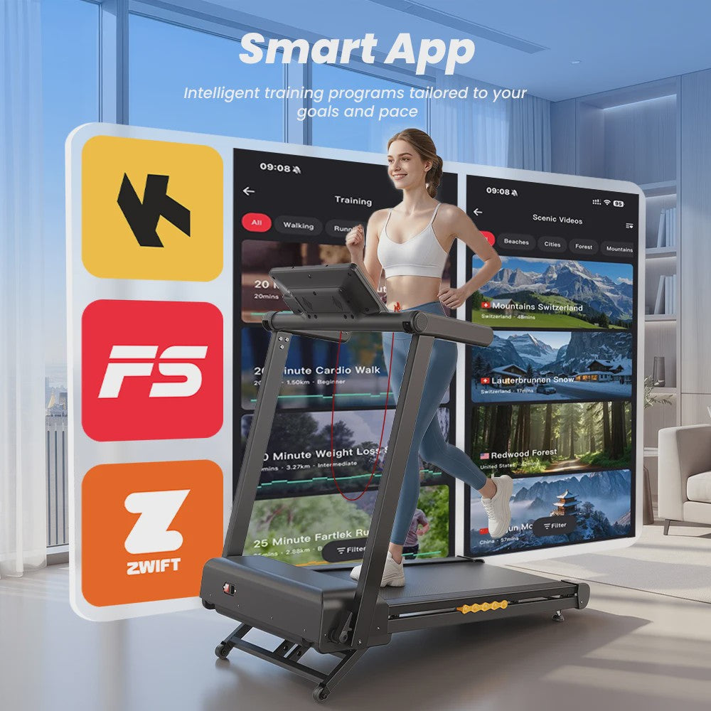 Formill FT60 Loopband met Automatische Incline, Fitshow App & 3.0 PK Motor