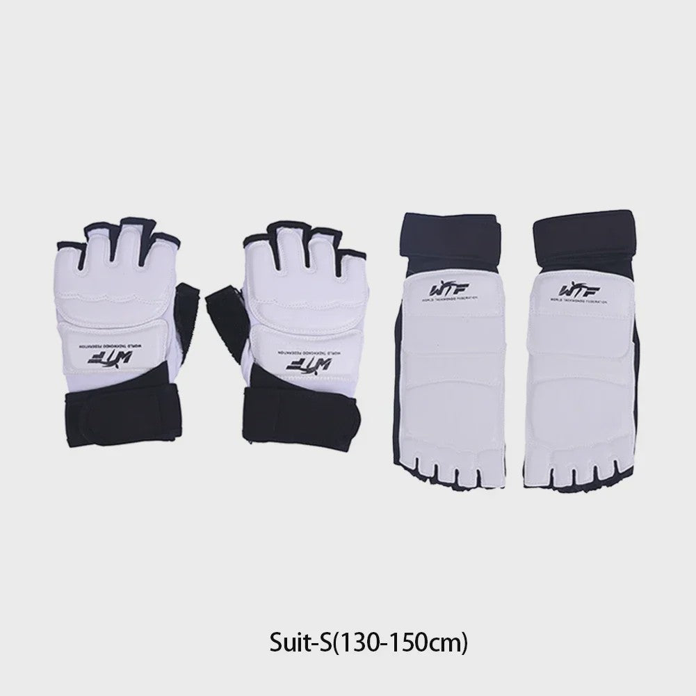 Karate & Taekwondo Handschoenen en Voetbeschermers Set - Half Vinger & Flexibel