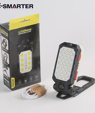 ESMARTER COB Werklamp - Draagbaar, USB Oplaadbaar, Noodverlichting & Zaklamp