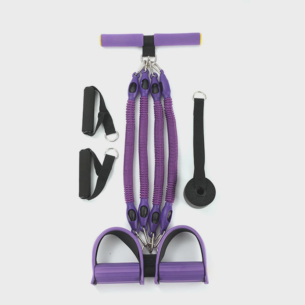 Pedal Resistance Band 50-100 LBS - Krachttraining & Buikspier Trainer