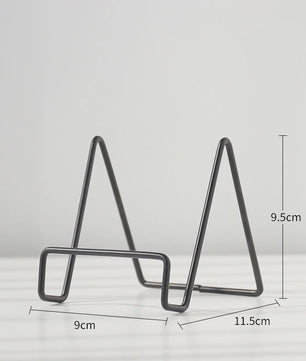 Stijlvolle IJzeren Display Standaard voor Magazines, Boeken en Decoraties