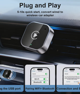 Draadloze CarPlay & Android Auto Adapter - 2-in-1 Carlinkplay Dongle