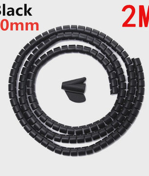Flexibele Kabel Organizer Spiraal Beschermer - 2M/1M Lengte, 10mm/16mm Diameter