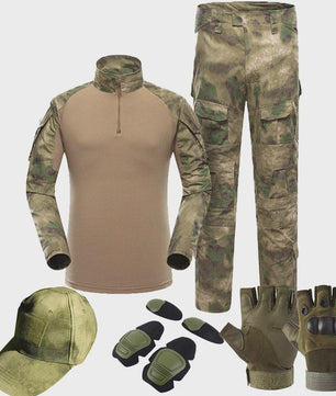 Tactisch Camouflage Uniform Set: Shirt & Broek voor Outdoor Activiteiten