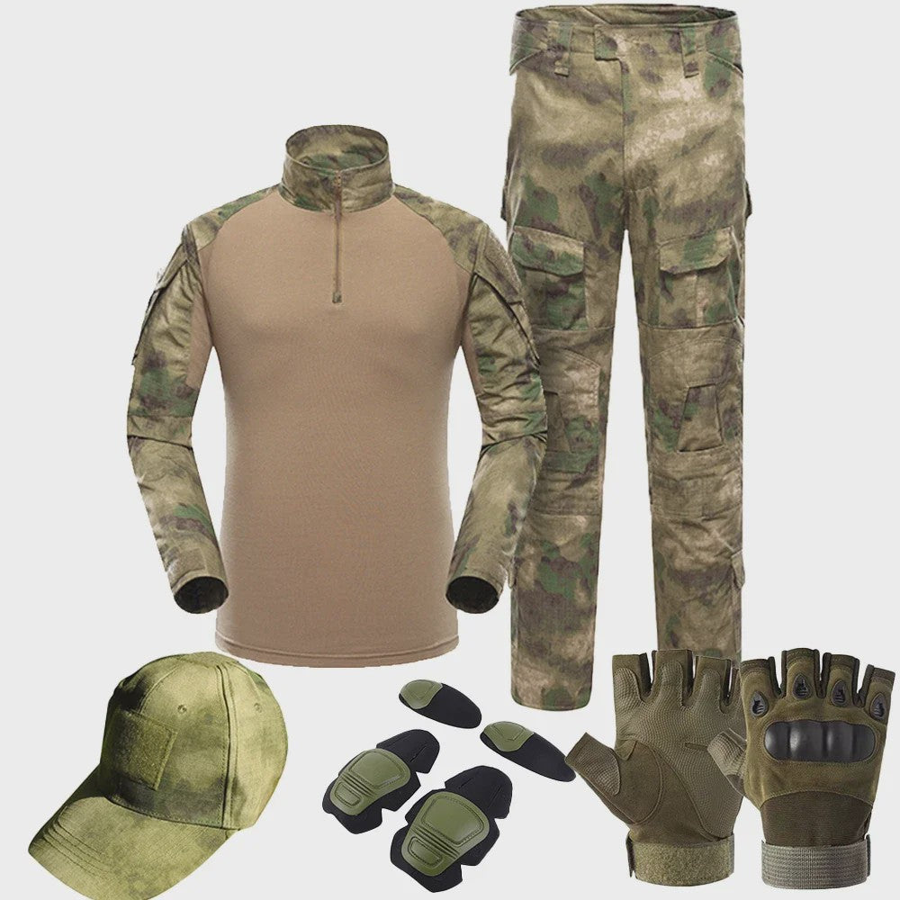 Tactisch Camouflage Uniform Set: Shirt & Broek voor Outdoor Activiteiten