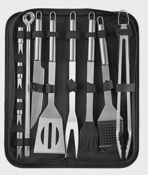 Complete Barbecue Set RVS - 15 Delig BBQ Gereedschap & Accessoires