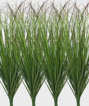30x Kunstplant 50cm Donkergroen met Rood Puntje - UV-bestendig voor Binnen & Buiten Decoratie