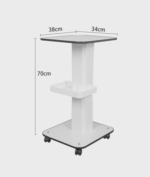Professionele 3-Laags Beauty Trolley op Wielen - Mobiele Salonkar voor Schoonheidsspecialisten