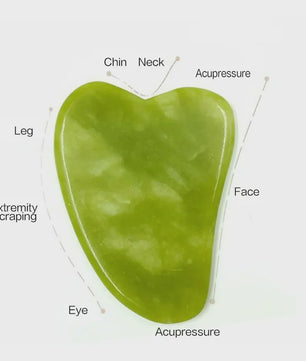 Natuurlijke Jade Roller & Gua Sha Set - Gezichts- en Lichaamsmassage voor Ontspanning en Lifting