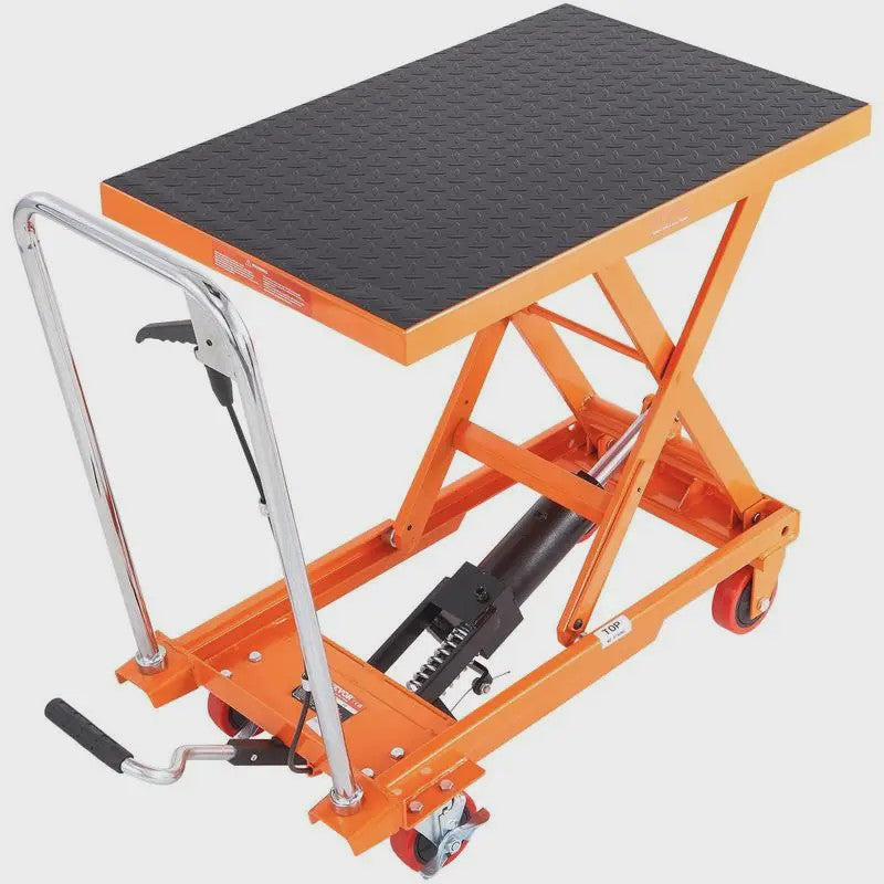 Hydraulische Schaarheftafel Trolley - 230 kg - 220-720 mm Hefhoogte - Werkplaatstafel 700x450 mm
