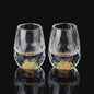 Luxe Kristallen Wijnglazen met Goudfolie - 15ML - Set van 1, 2 of 6 stuks
