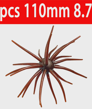 Zachte Kunstaas Zee-egel 10cm 9g - TPE Vis Lure voor Brasem, Baars & Forel