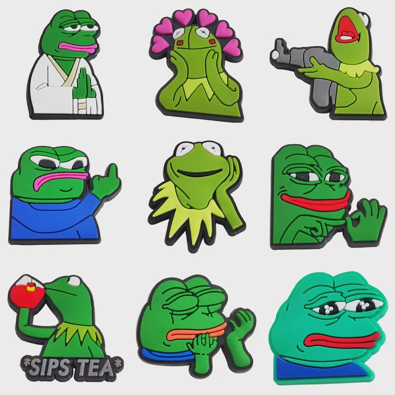 Grappige Schoendecoraties voor Crocs: Charms met Frisse Designs