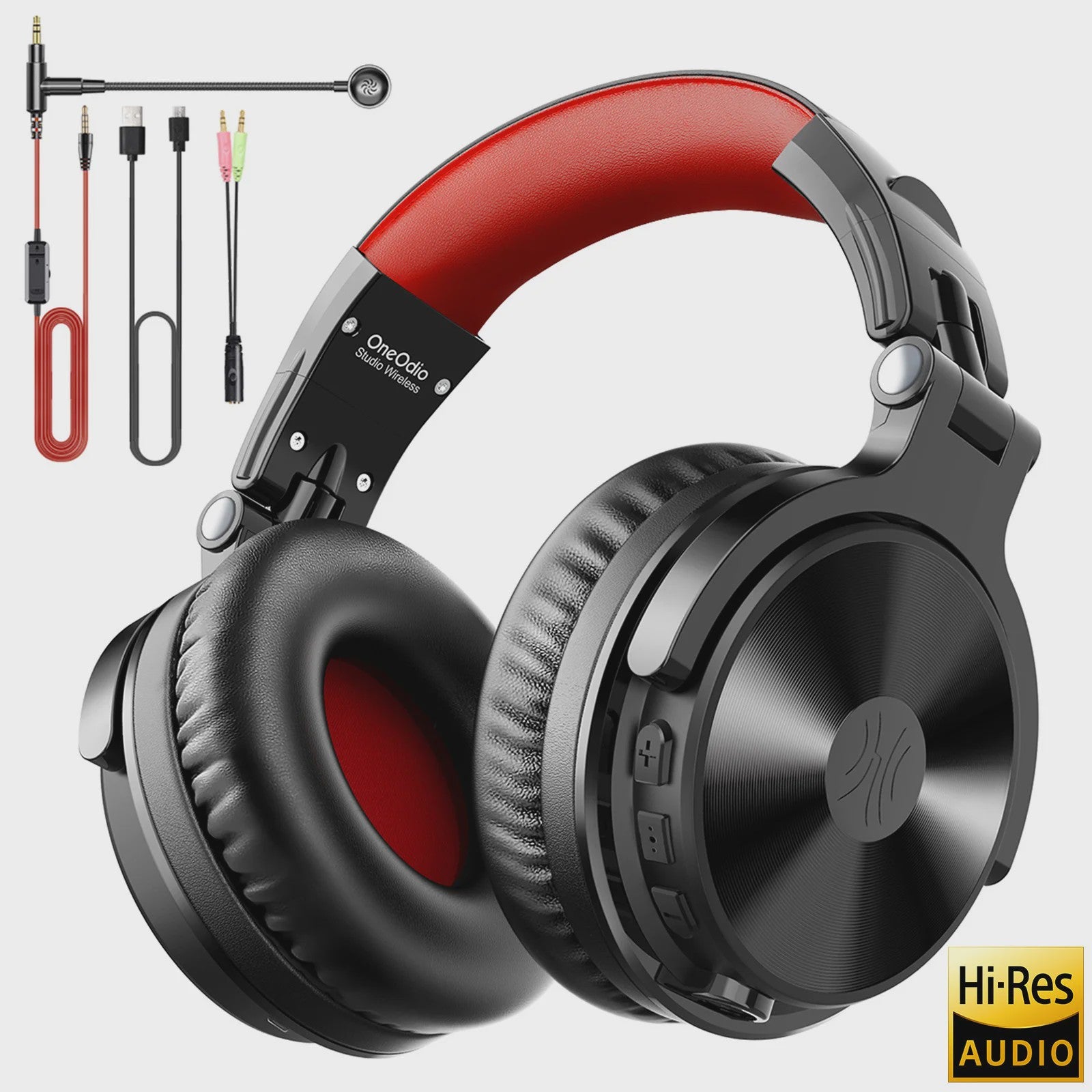 Oneodio Draadloze Bluetooth 5.2 Gaming Headset met 110 Uur Batterijduur & Boom Microfoon
