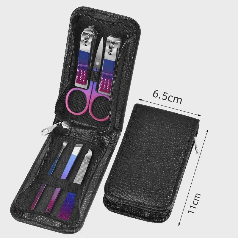 Professionele RVS Manicure & Pedicure Set (9-18 Stuks) met Precisie Tools en Reisfoedraal