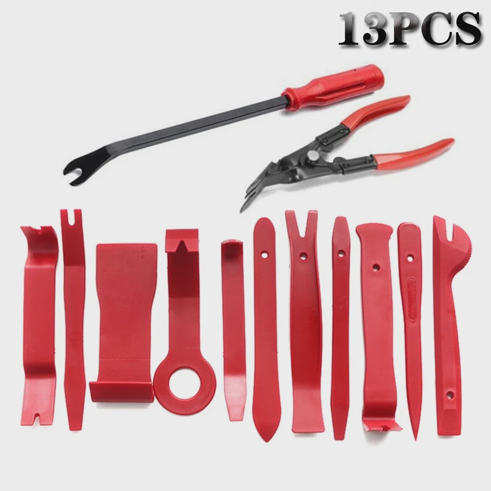 38-delige Auto Interieur Demontage Kit: Kunststof Trim Verwijderaar & Clips Trekker Set