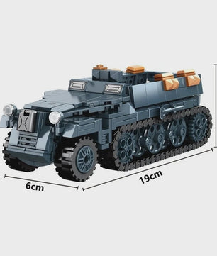 Bouwstenen Militair Voertuig & Tank - Leerzaam Speelgoed voor Kinderen