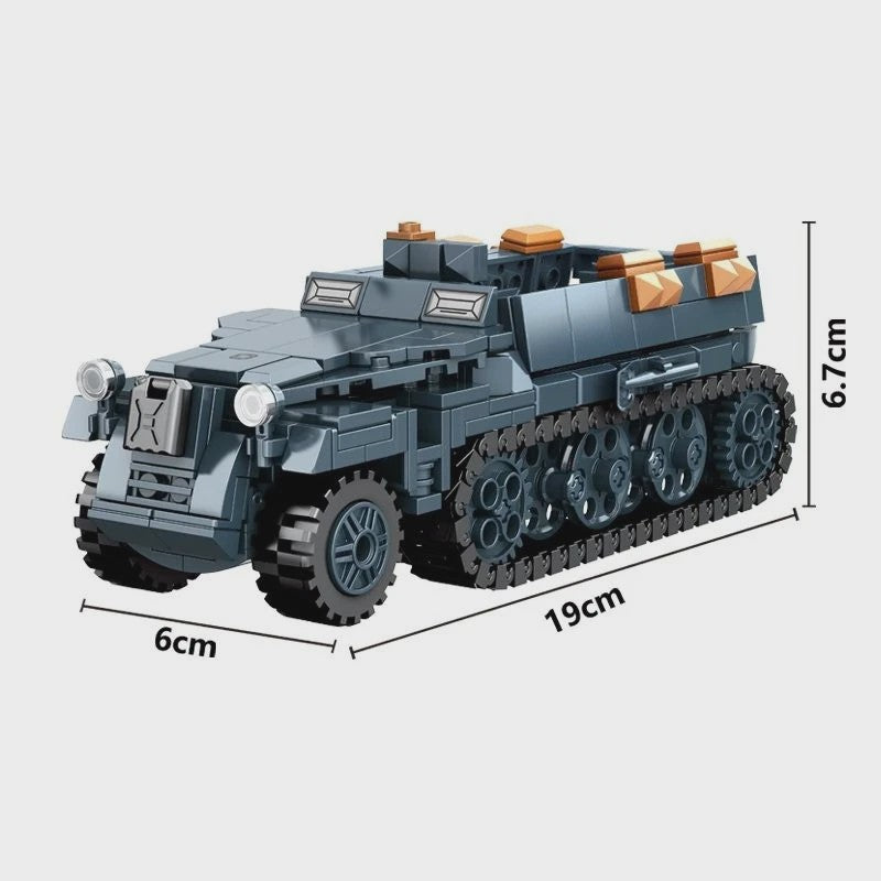 Bouwstenen Militair Voertuig & Tank - Leerzaam Speelgoed voor Kinderen