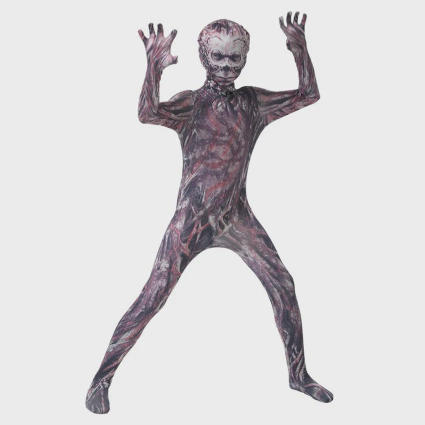 Vecna Cosplay Jumpsuit voor Kinderen - Halloween & Feestkostuum