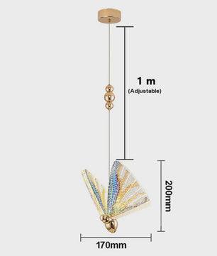 Luxe Vlinder Hanglamp - Moderne LED Plafondlamp voor Slaapkamer & Woonkamer